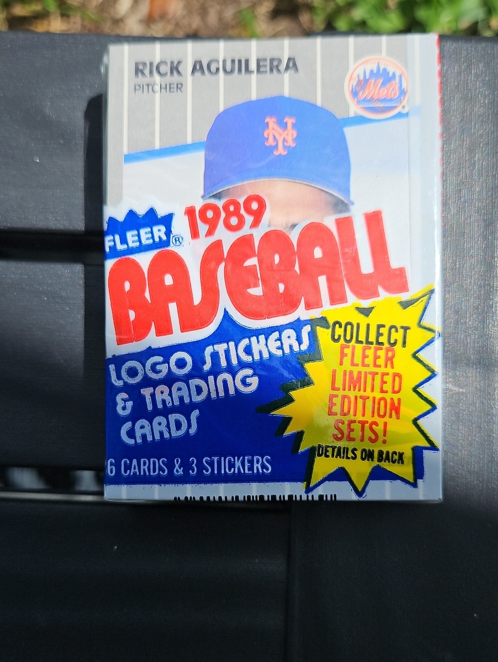 1989 Fleer Baseball Sealed Cello Pack 36 Cards Rick Aguilera Tony Armas